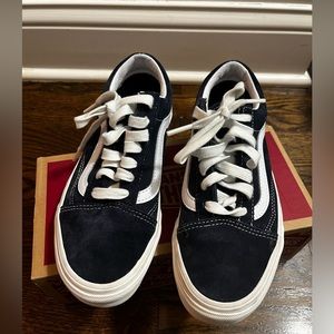 Boys Old Skool Navy Vans